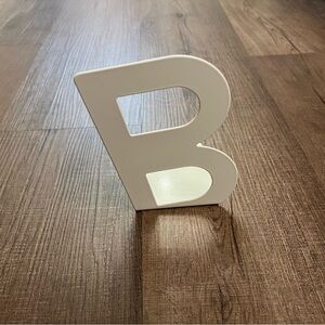 vintage IKEA White Letter B Bookend